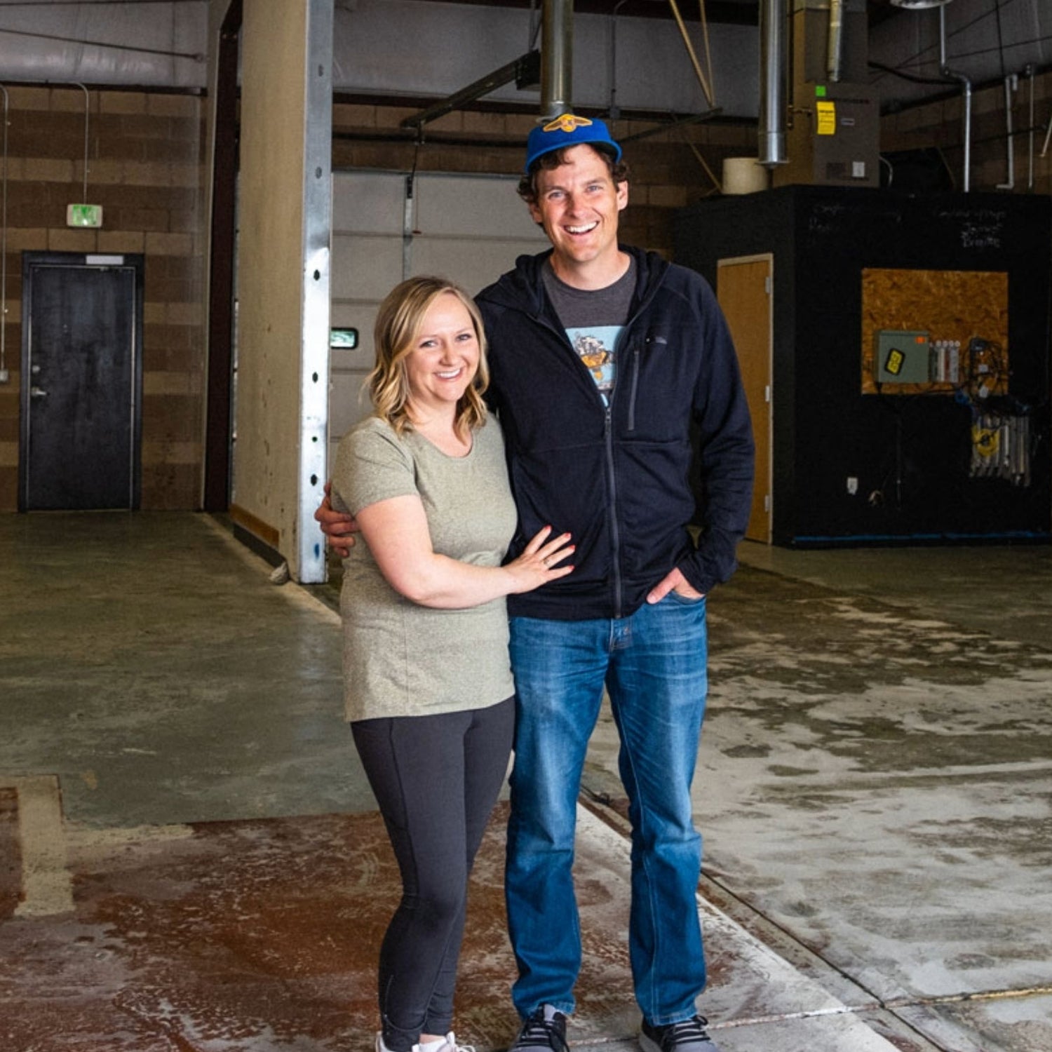 Ben and Athena post inside Knafs Office