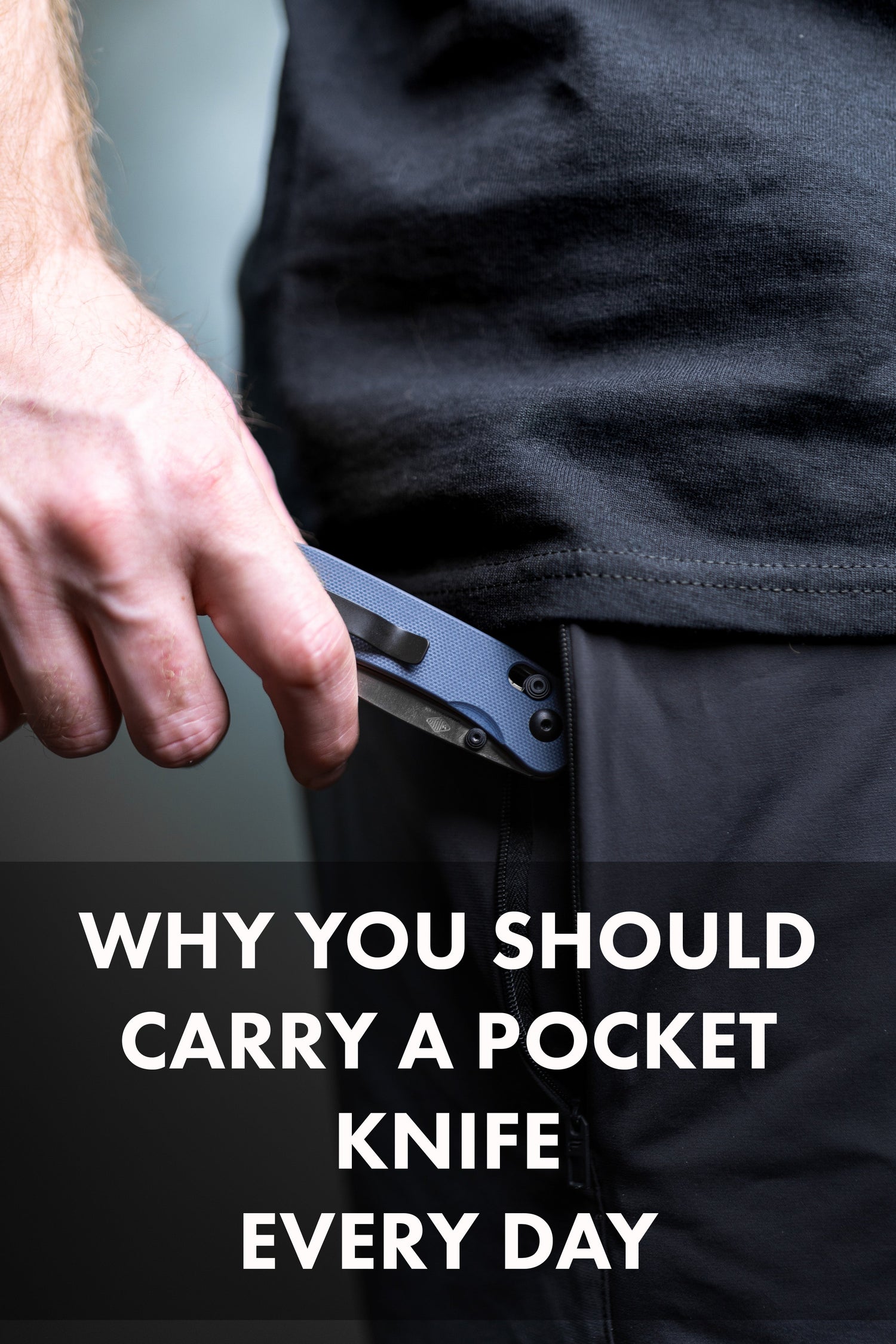 Man with a Knife in Pocket