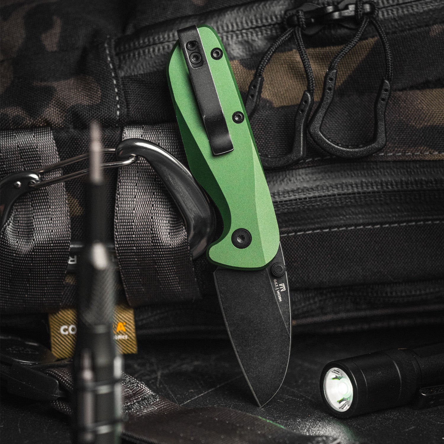 O.C.T. Pocket Knife - O.D. Green - 14C28N