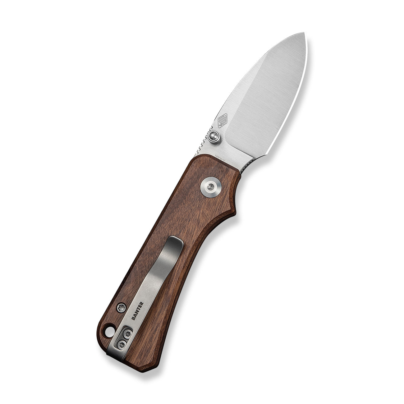 Baby Banter Slip Joint Knife - Guibourtia - Satin Nitro-V