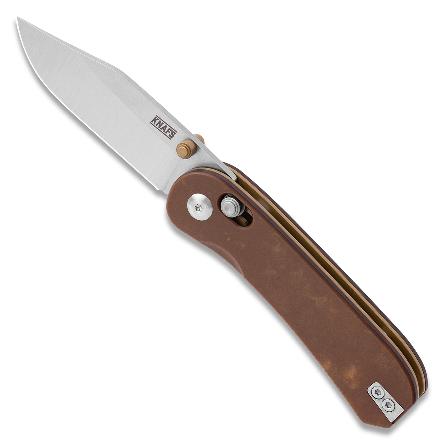 KNAFS-00392
Lander 3 Pocket Knife S35VN Clip Point angled front open