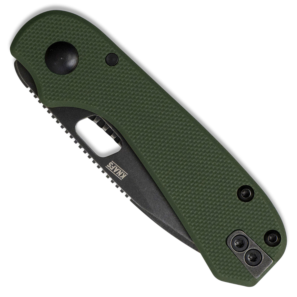 Lander 5 Pocket Knife - OD Green G10 - Black Stonewash