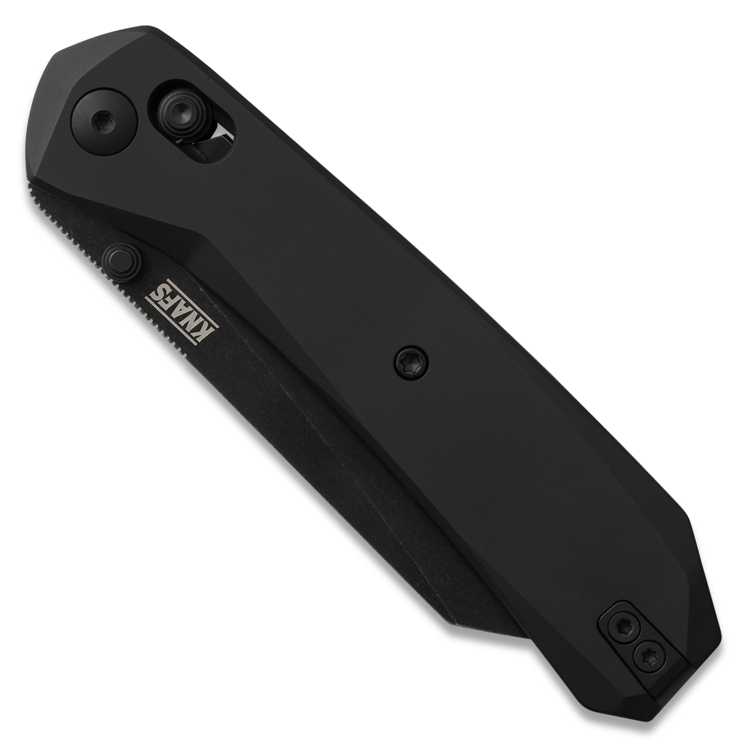 Lander 2 Reverse Tanto - Aluminium noir - Elmax