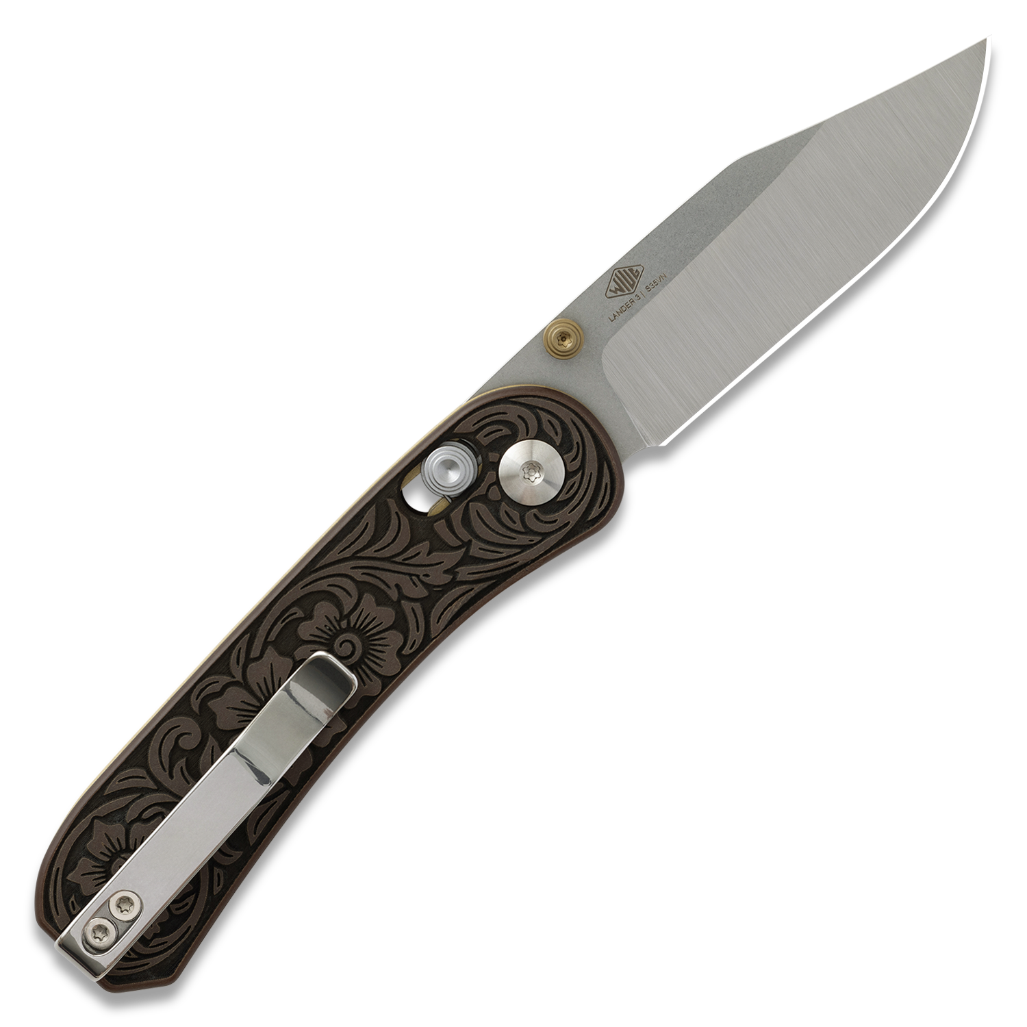 Lander 3 Knife - Filigree - Clip Point - S35VN