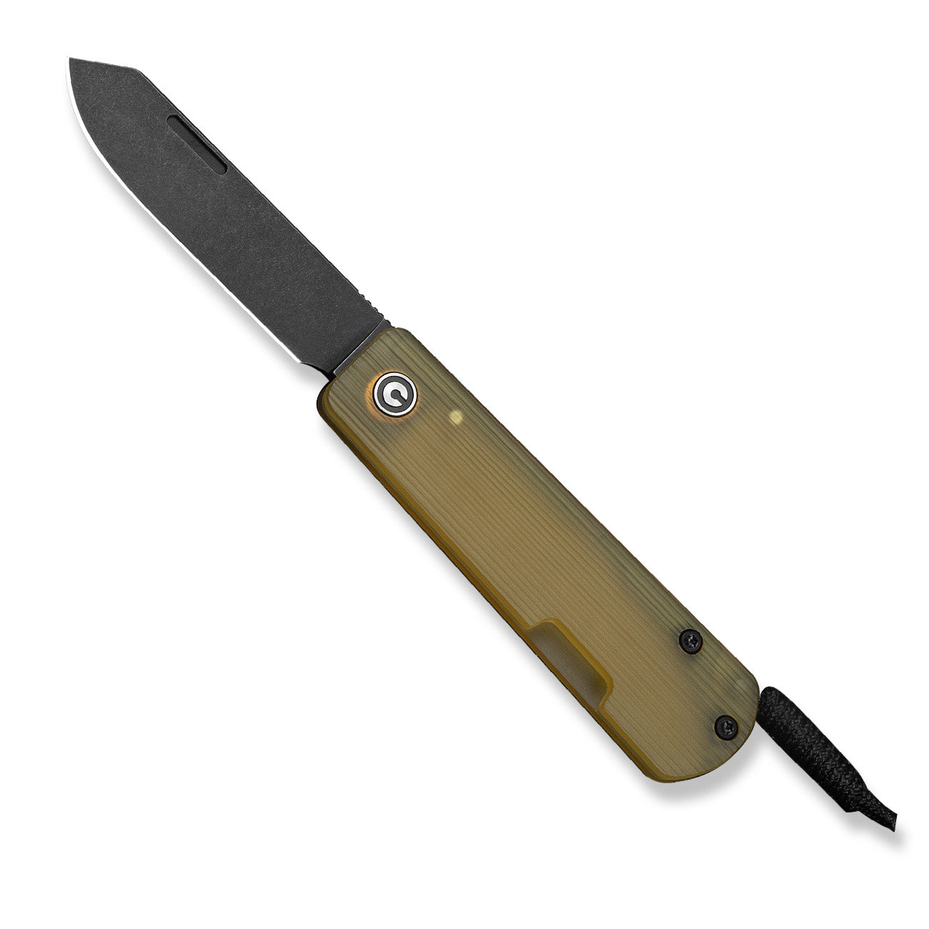 Slippy Sendy Pocket Knife - Ultem - Black Coated Nitro V