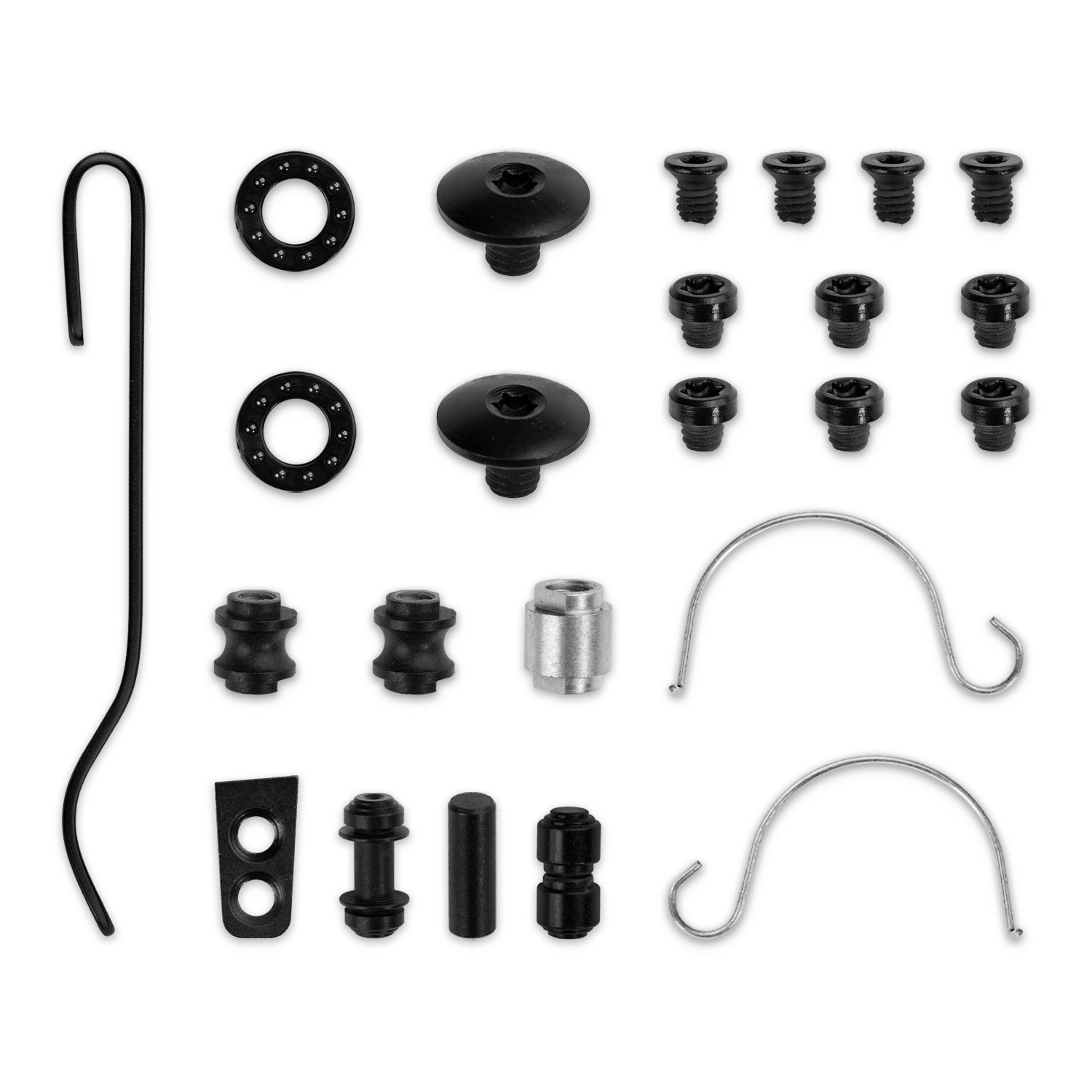 Lander 2/3 rebuild kit screws, pivot, springs, clip, insert, spacers, bearing