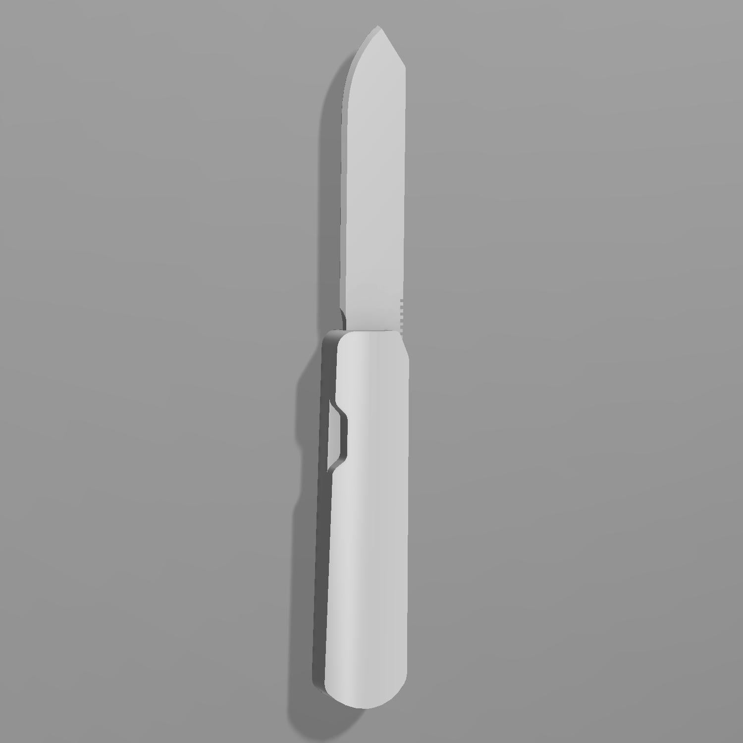 Sendy - Pocket Knife Silhouette - 3D Print Download