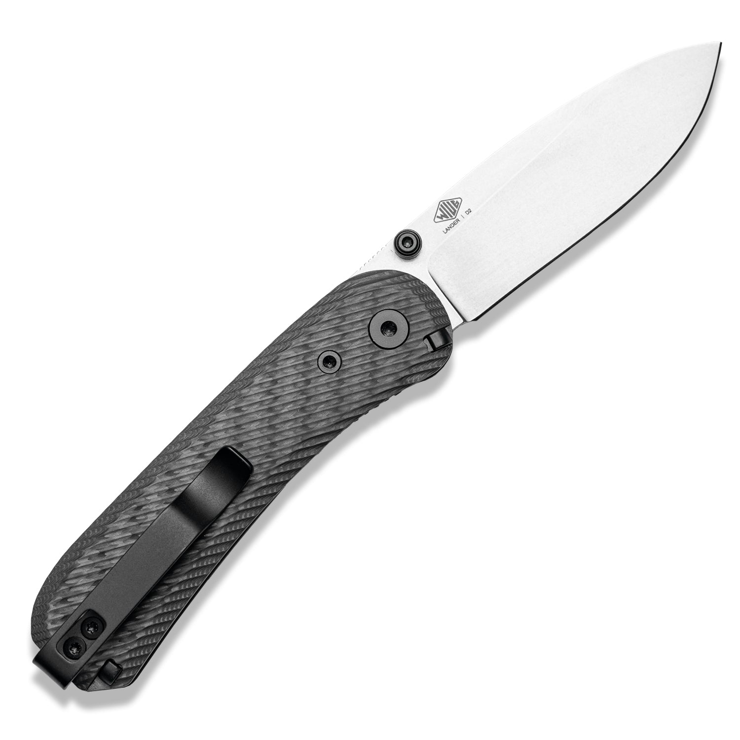 Lander 1 Knife Scales - Bias Carbon Fiber
