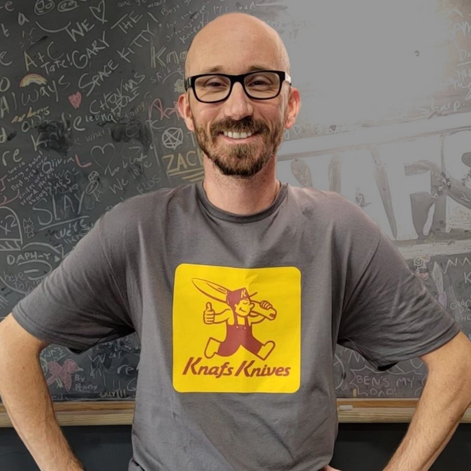 Knafs T-Shirt - Blade Show West 2025 - Charcoal