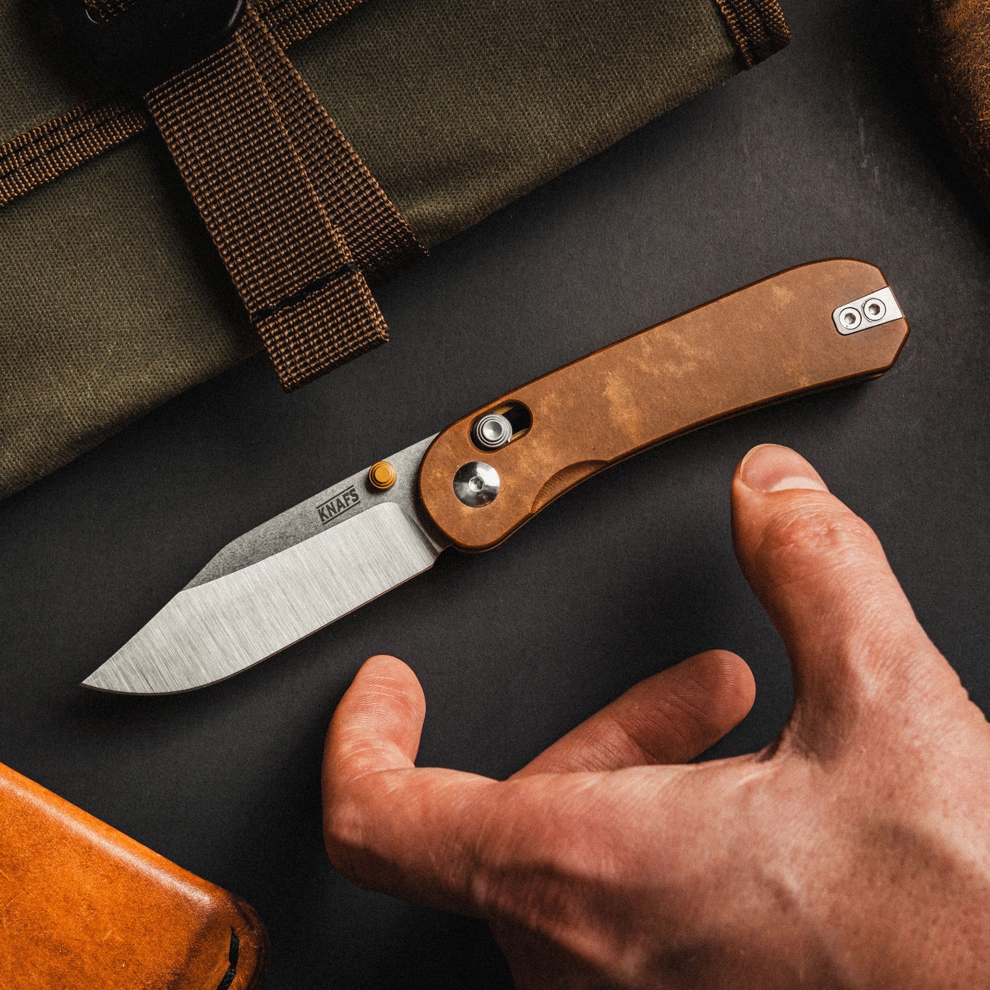Couteau de poche Lander 3 - Lame Clip Point - Acier S35VN