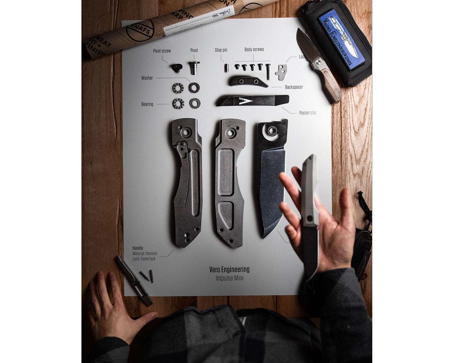 Vero Engineering Knife Poster - Impulse Mini