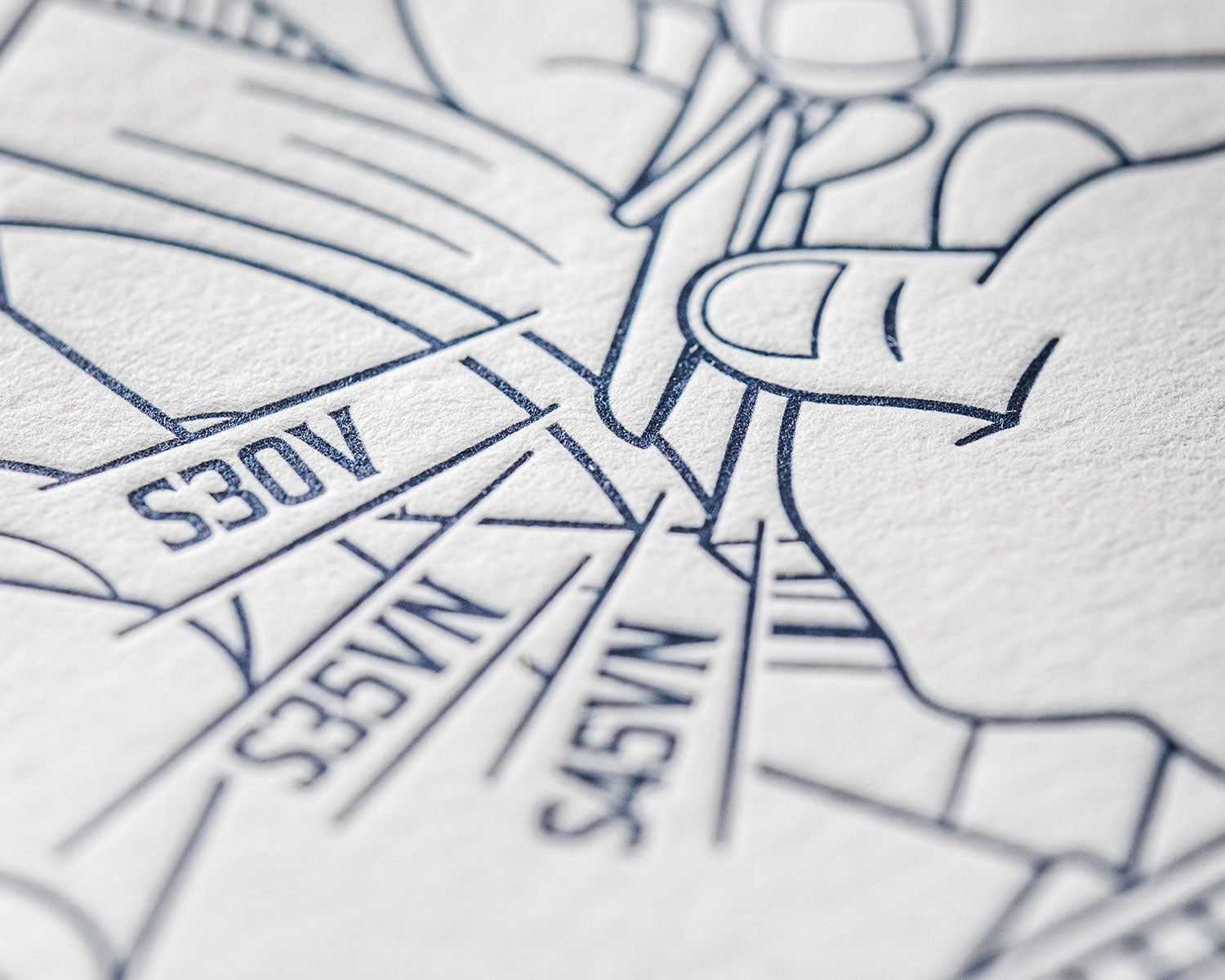 Sebenza Letterpress Premium Poster - Knafs x Chris Reeve Knives - 16 x 20"