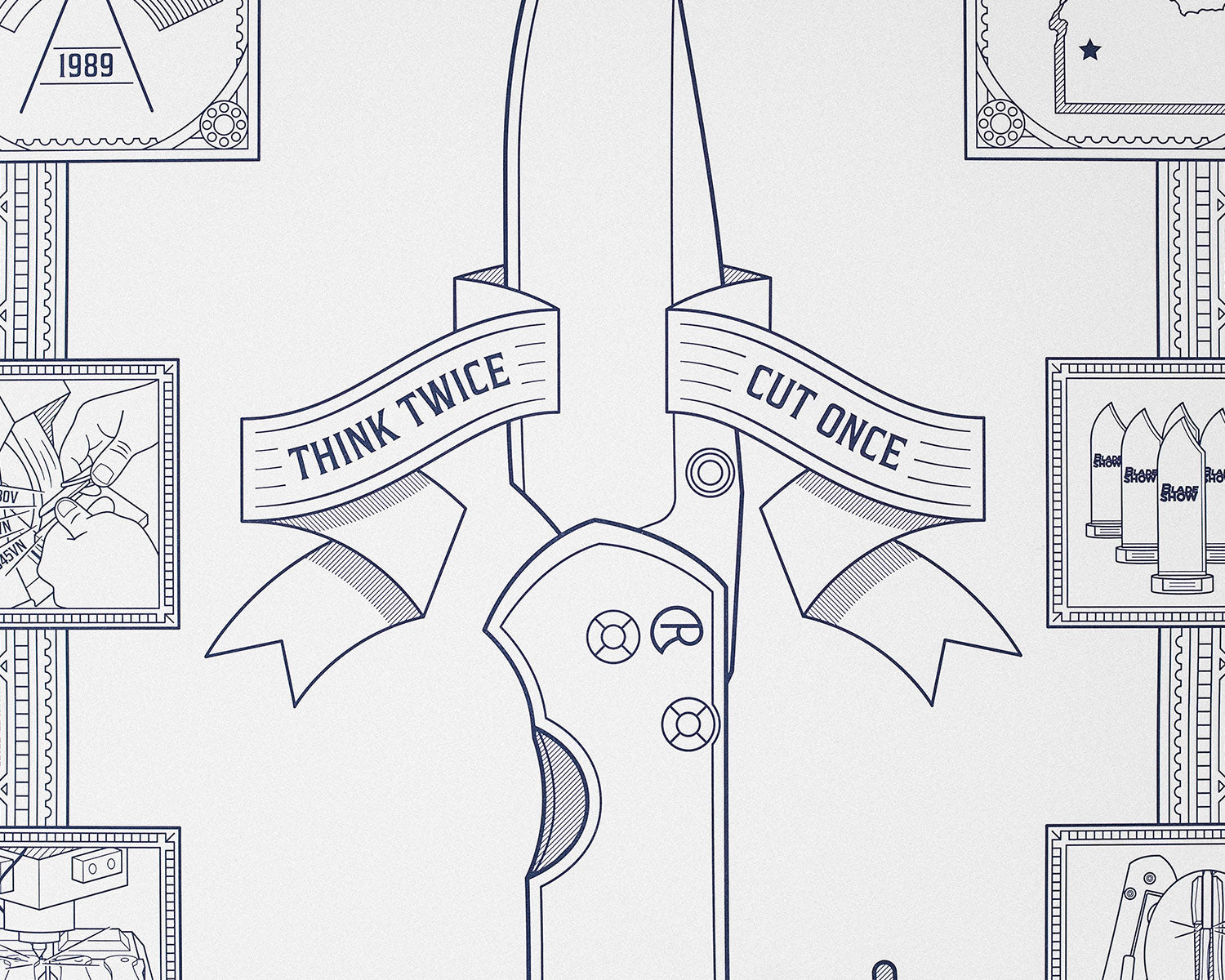 Sebenza Letterpress Premium Poster - Knafs x Chris Reeve Knives - 16 x 20"
