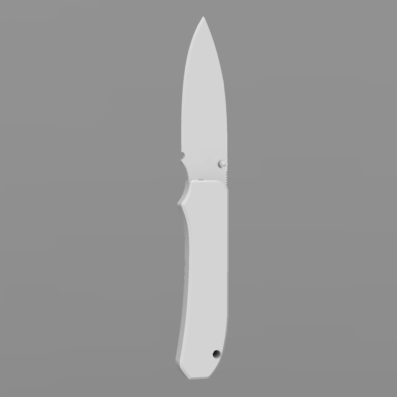 Big Banter - Pocket Knife Silhouette - 3D Print Download