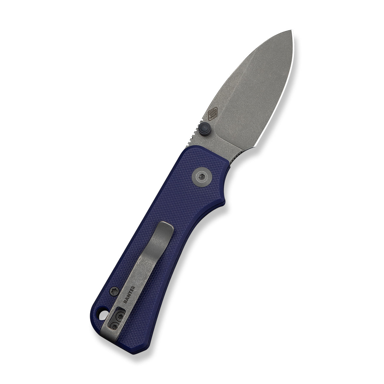 Baby Banter Slip Joint Knife - Blue G10 - Gray Stonewash Nitro-V