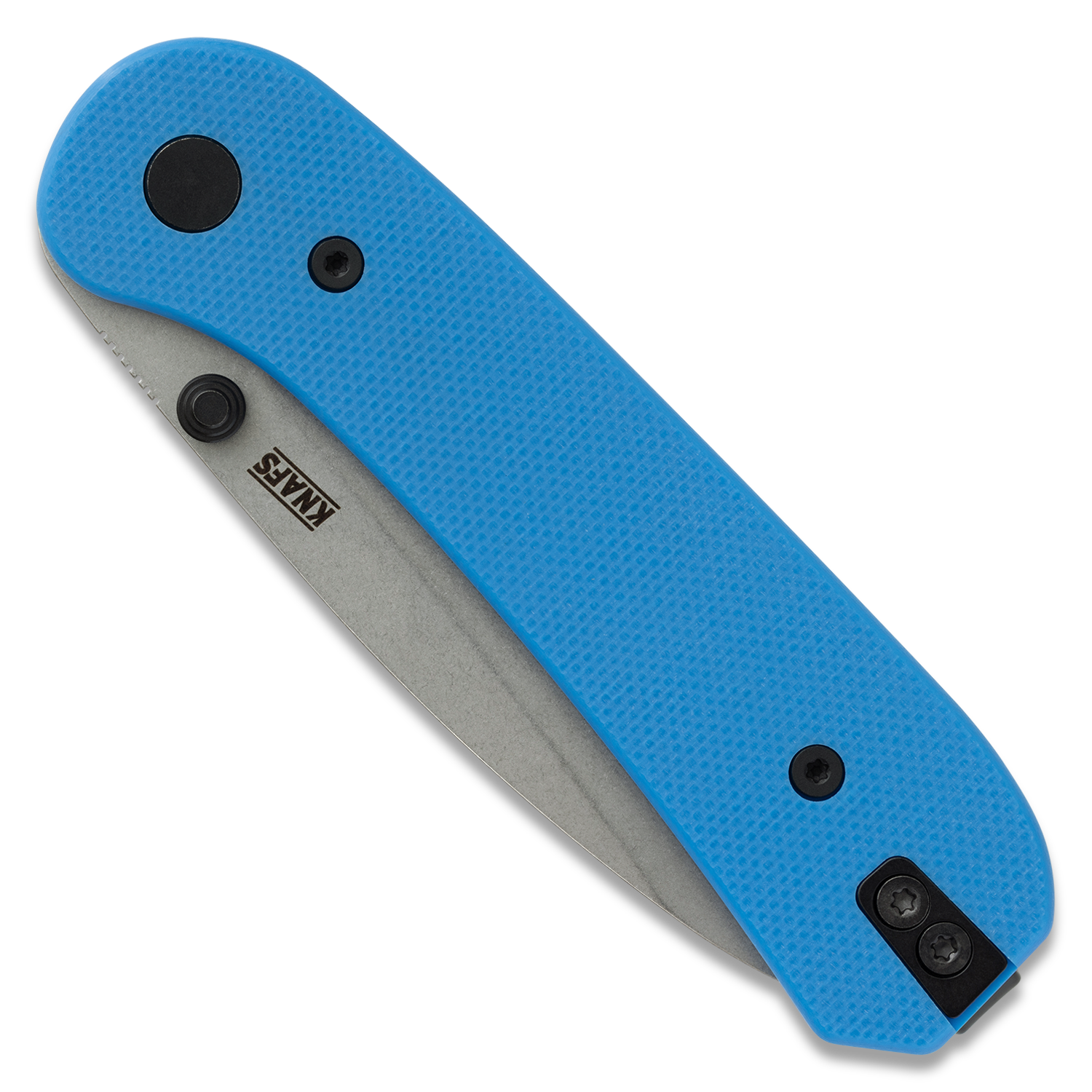 KNAFS-00065 Knafs - Lander 1 Knife - Blue + Grey Stonewash Folded Front