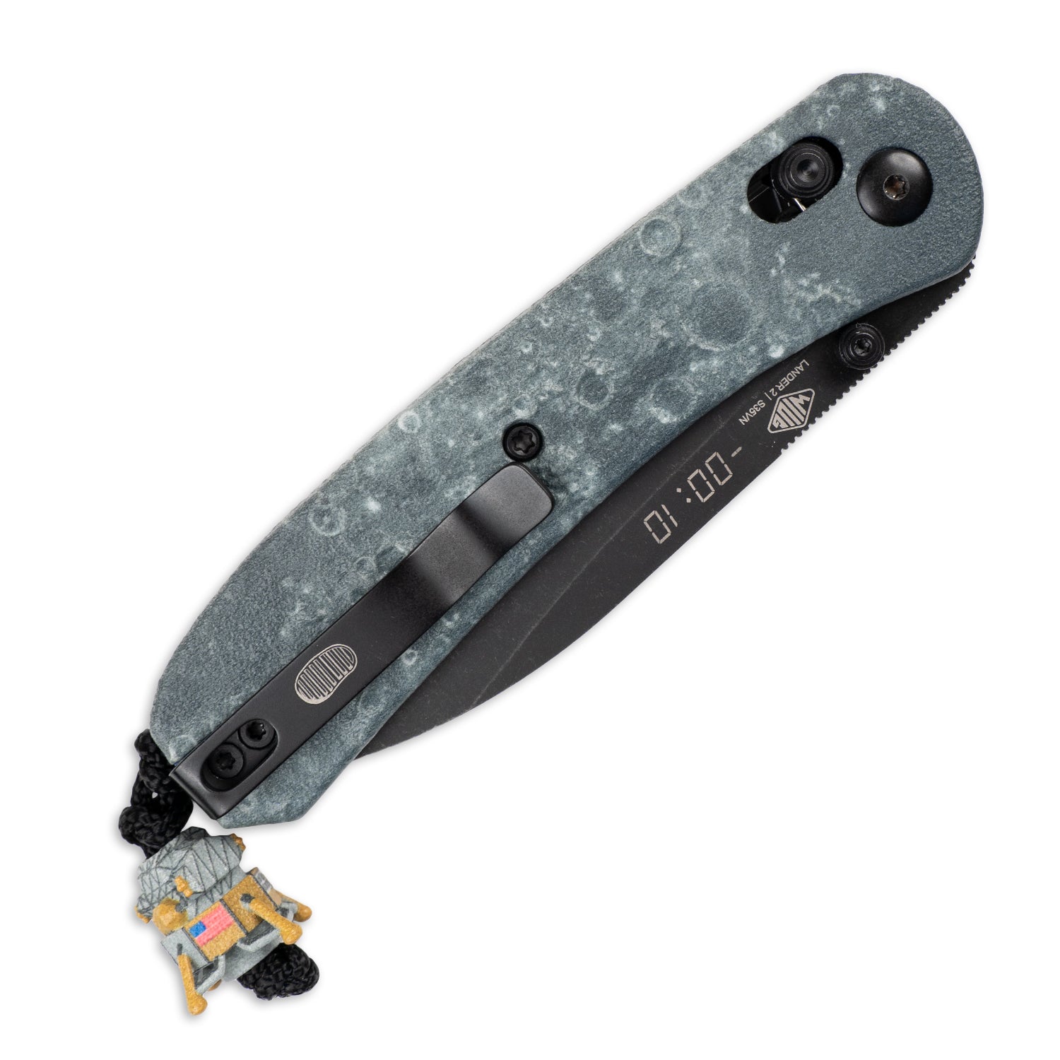 Knafs x Chroma Scales Lunar Lander 2 Limited Edition Pocket Knife - Closed Back