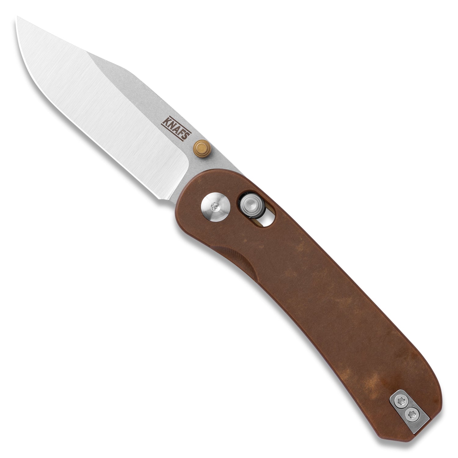 KNAFS-00392
Lander 3 Pocket Knife S35VN Clip Point front open