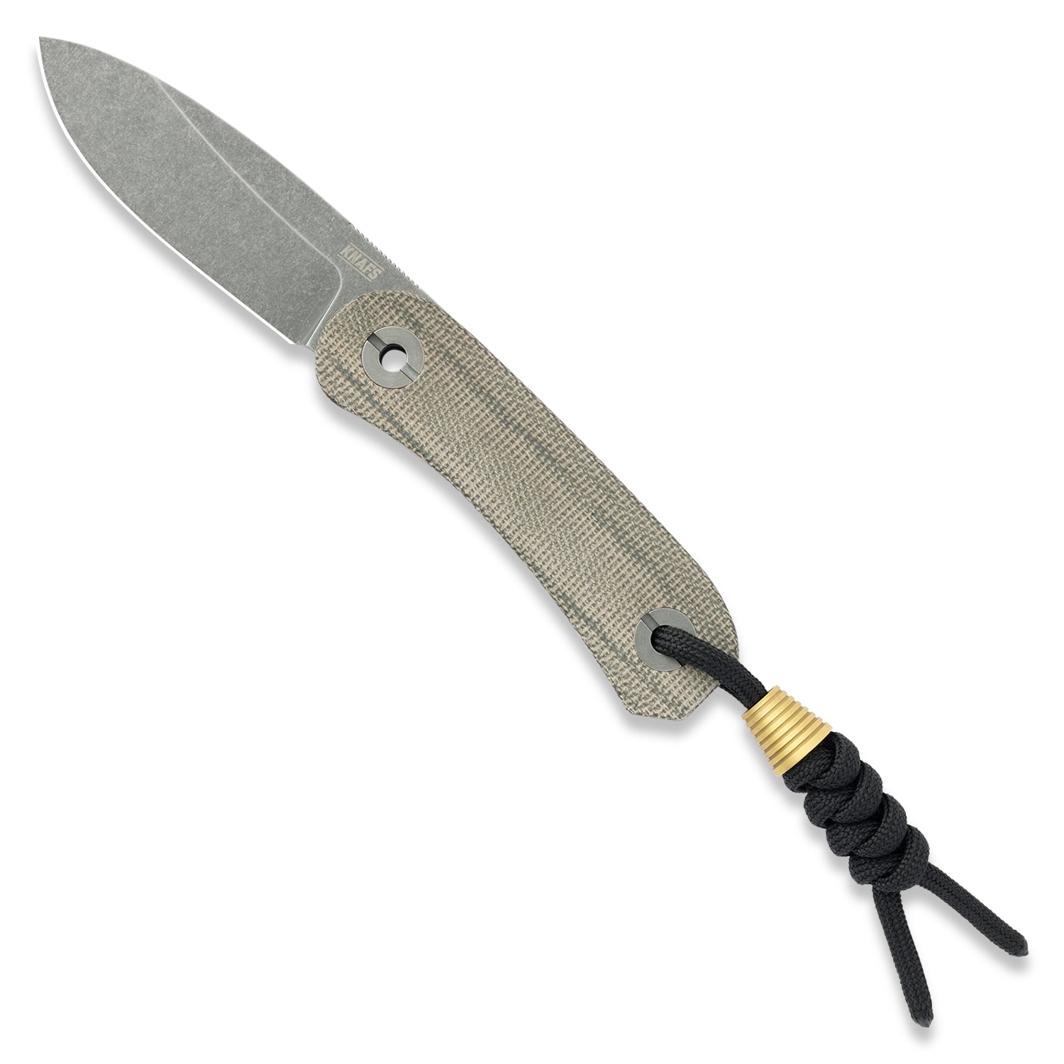 KNAFS-00394-Lander 4 Fixed Blade Knife Moondust Micarta front