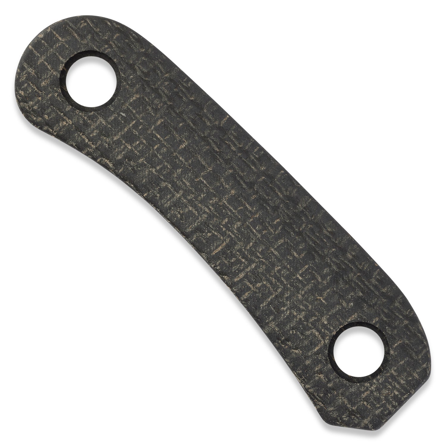 KNAFS-00528 Lander 4 Burlap Micarta Scales-front