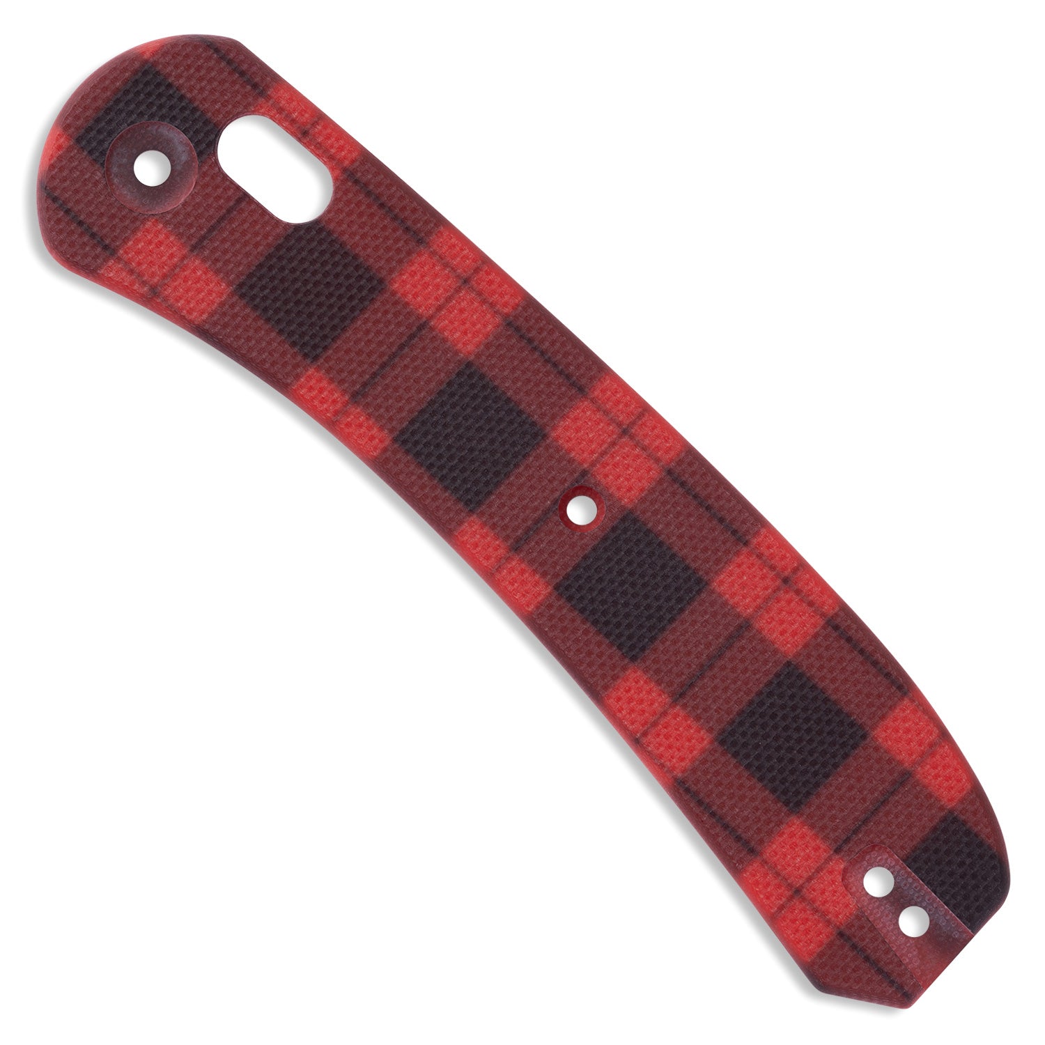 KNAFS 00568 Lander 2 Knife Scales Red Flannel front