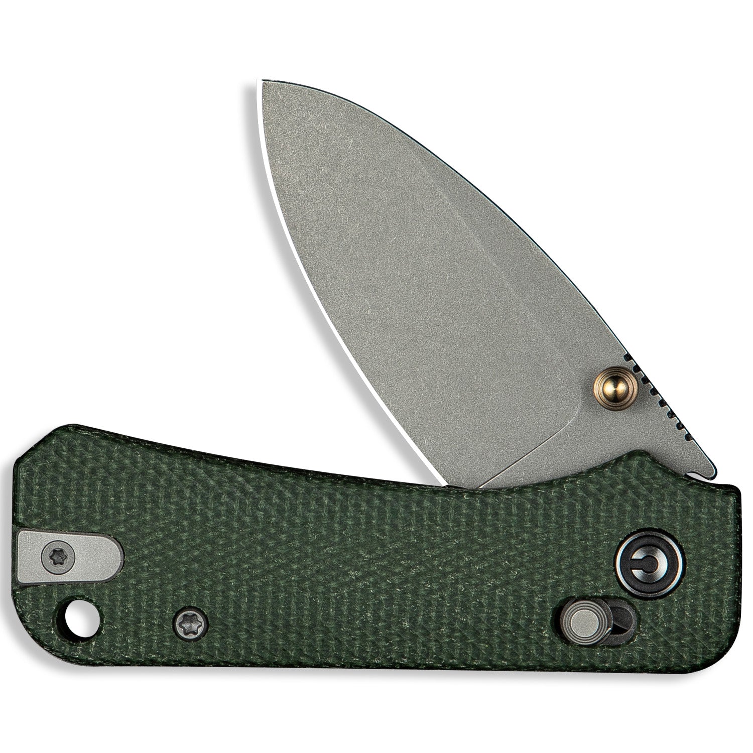 Baby Banter 2 Pocket Knife - Green Micarta - Nitro V