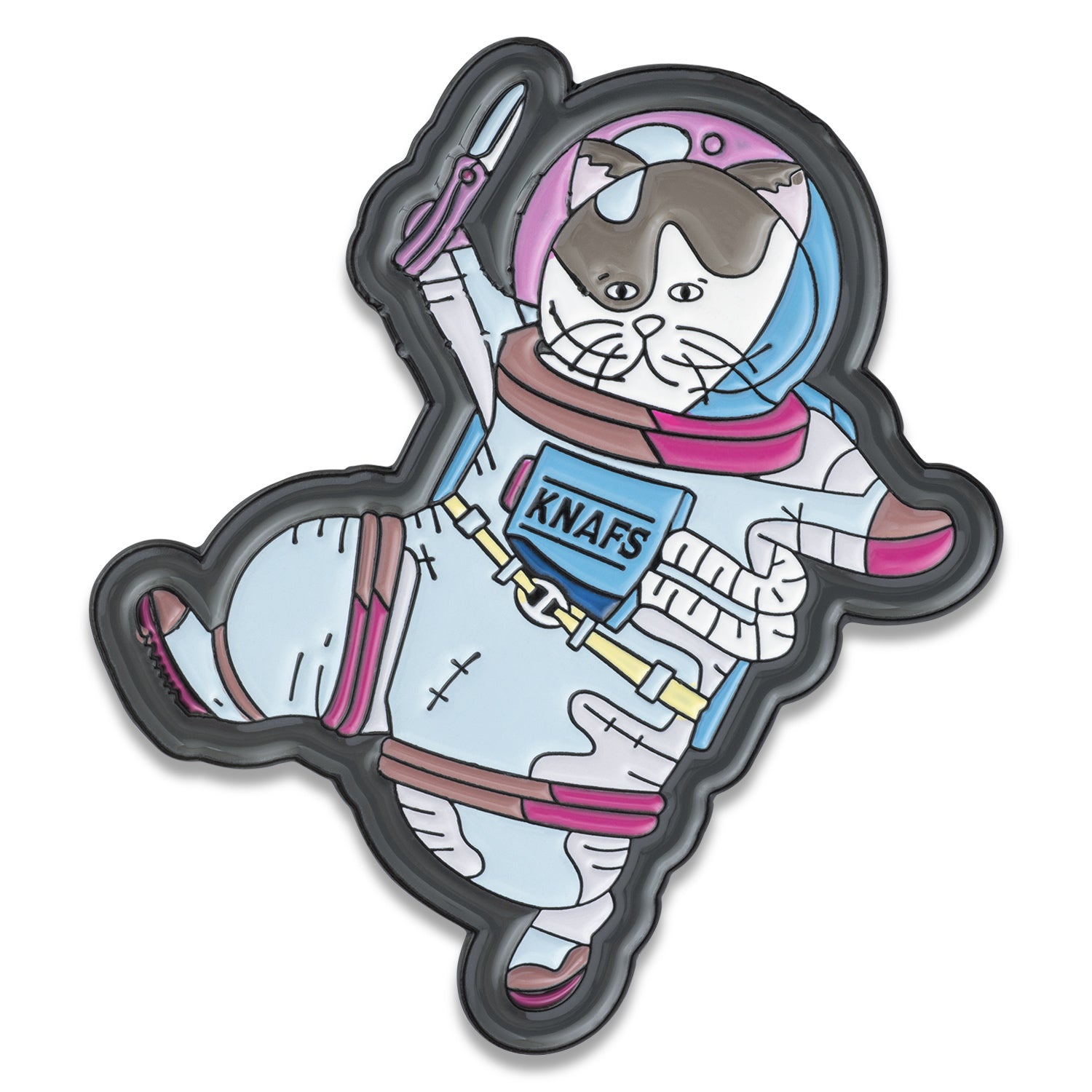 KNAFS-00604 Gary Enamel Pin--front