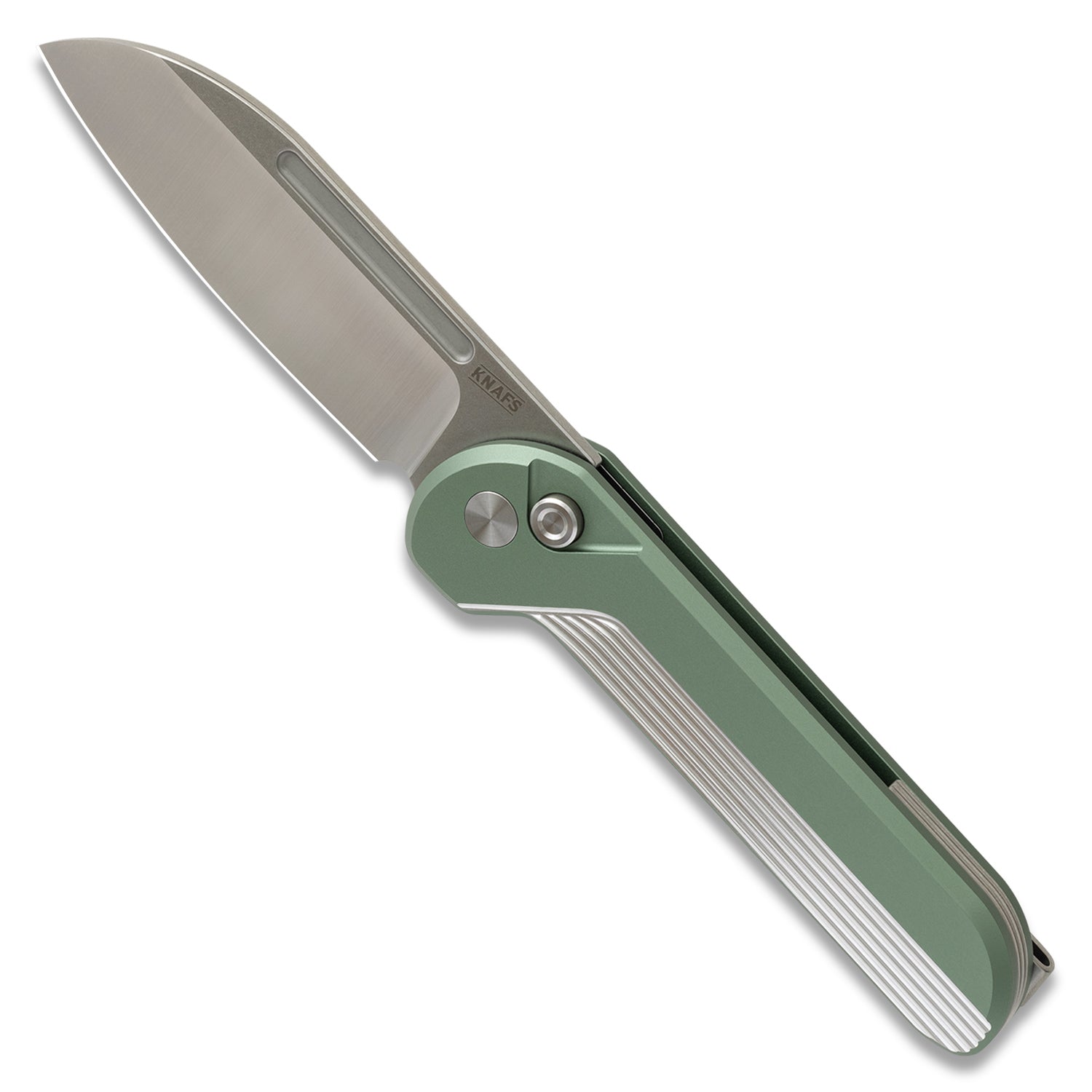 Capcom Pocket Knife - Mission Control Green -  Satin/Stonewash Blade