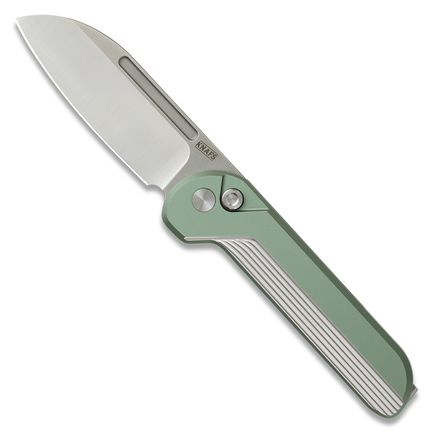 Capcom Pocket Knife - Mission Control Green -  Satin/Stonewash Blade