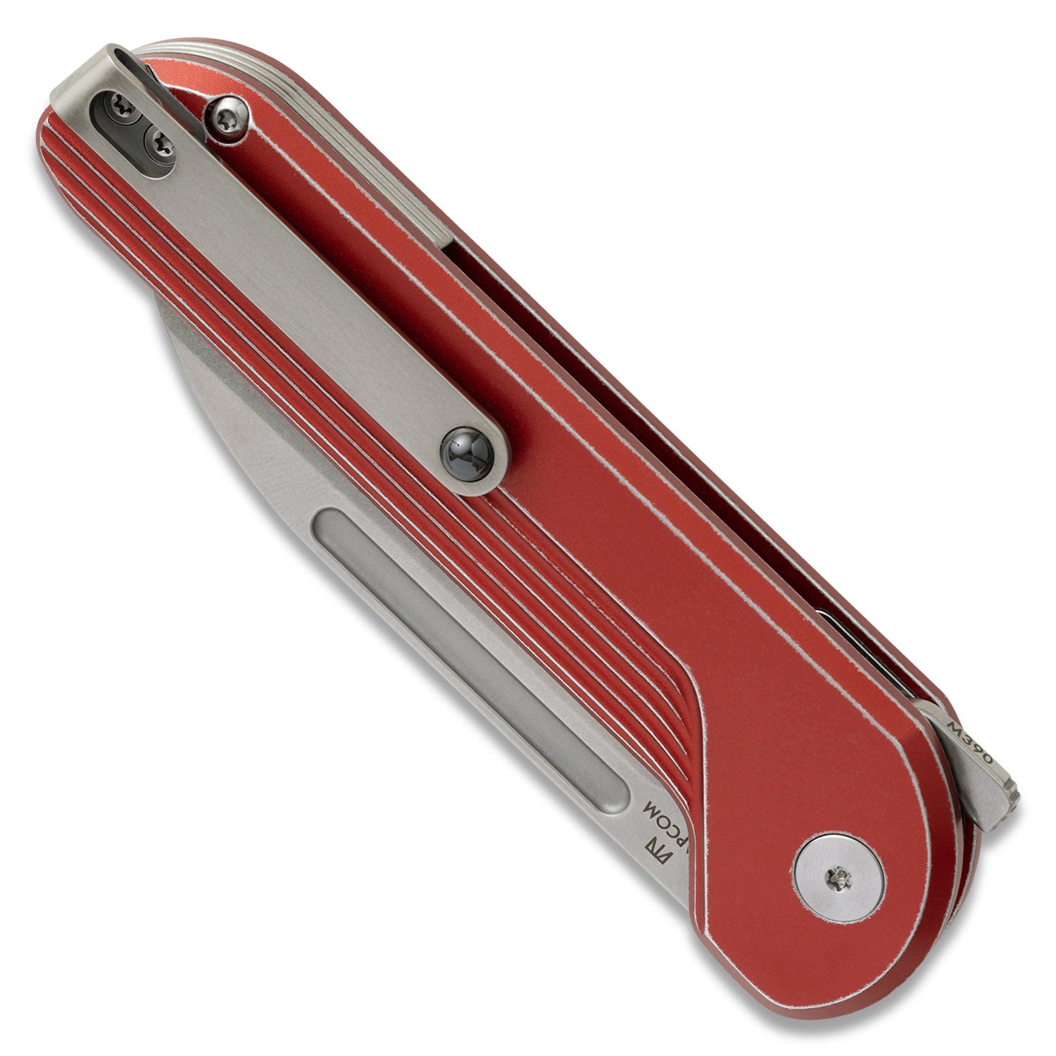 Capcom Pocket Knife - Re-Entry Red -  Stonewash Blade