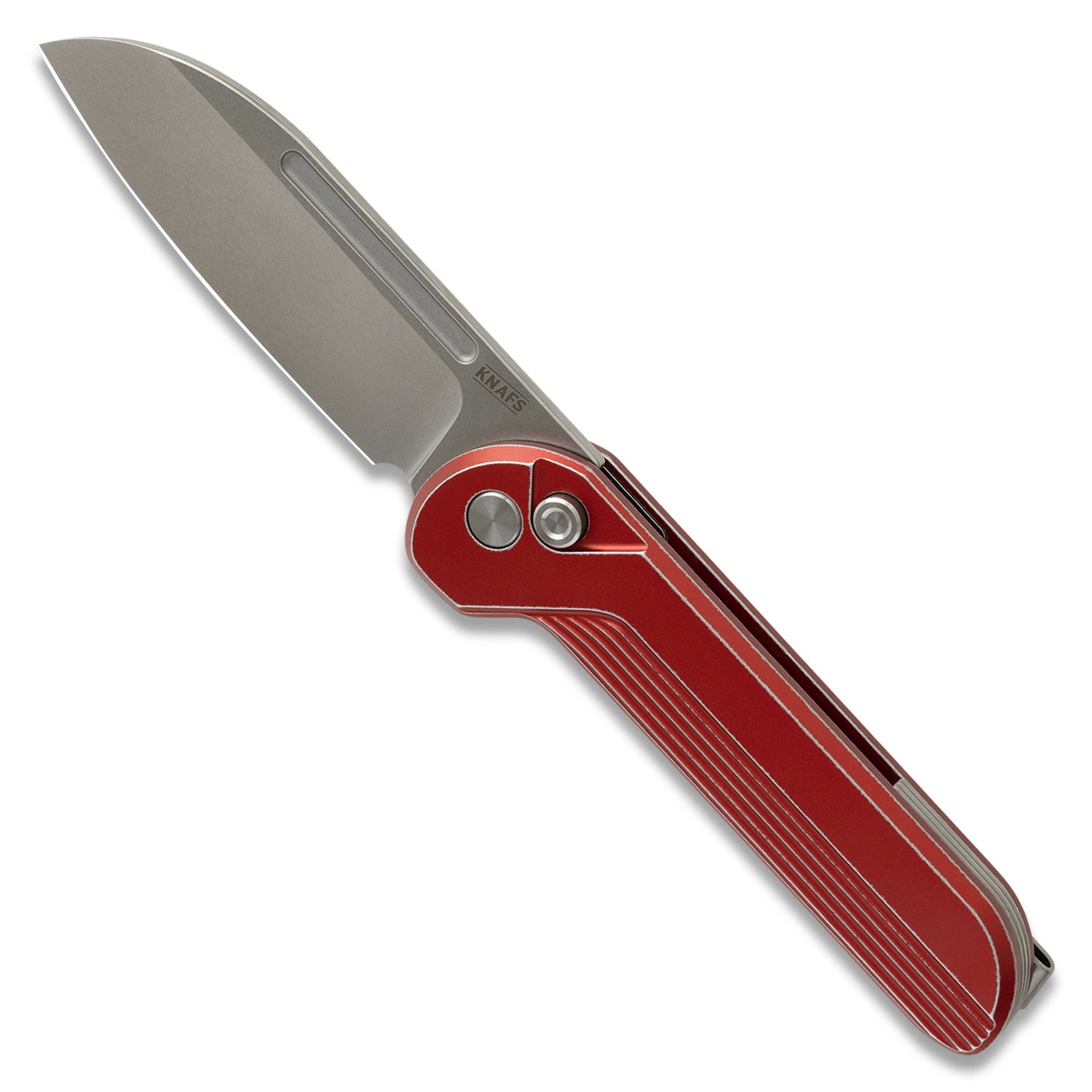 Capcom Pocket Knife - Re-Entry Red -  Stonewash Blade