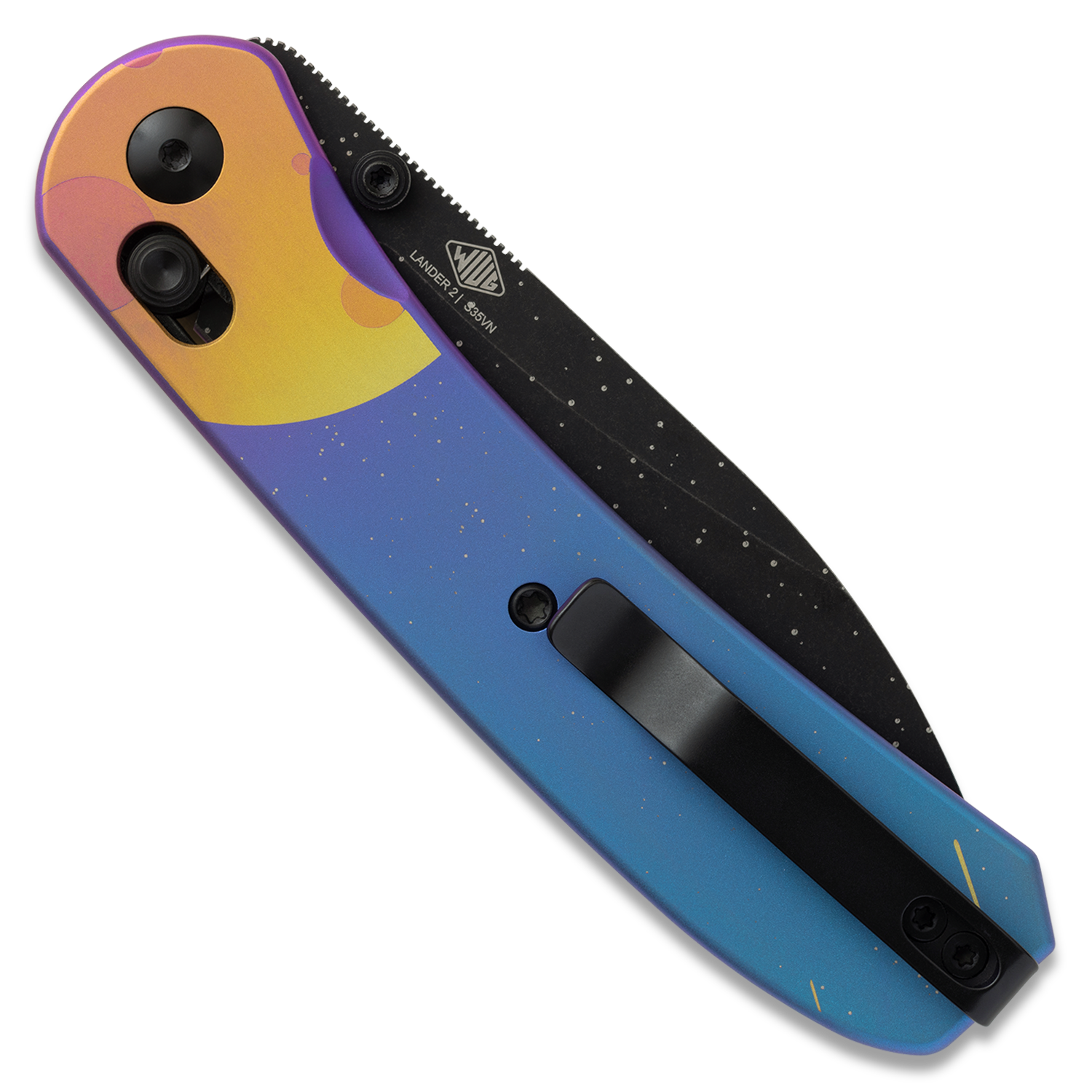 Lander 2 Pocket Knife - Gary Ti - Black S35VN