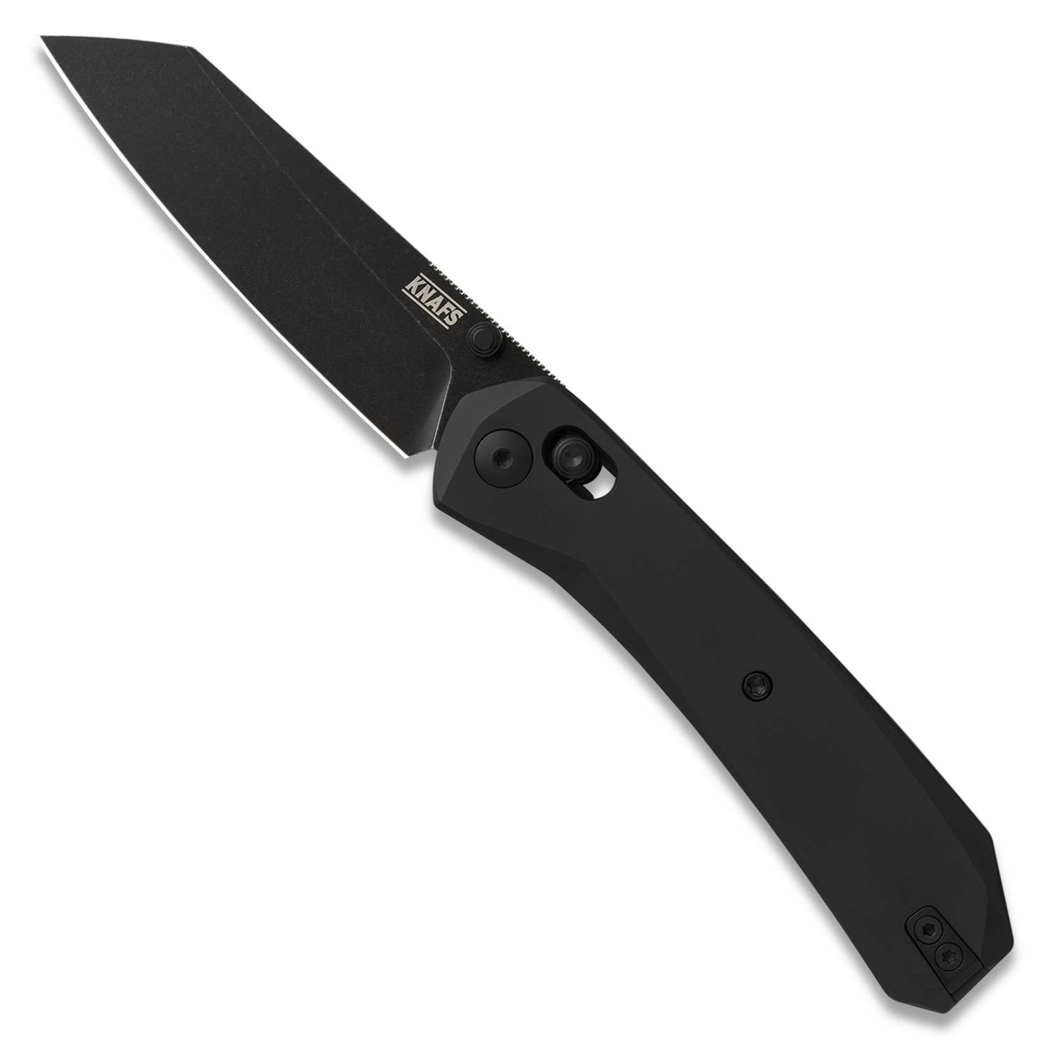 Lander 2 Reverse Tanto - Aluminium noir - Elmax
