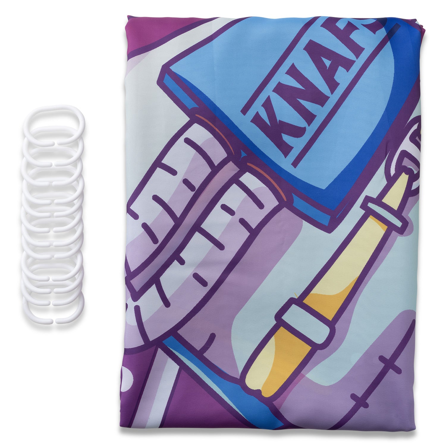 Knafs - Gary Space Kitty Shower Curtain