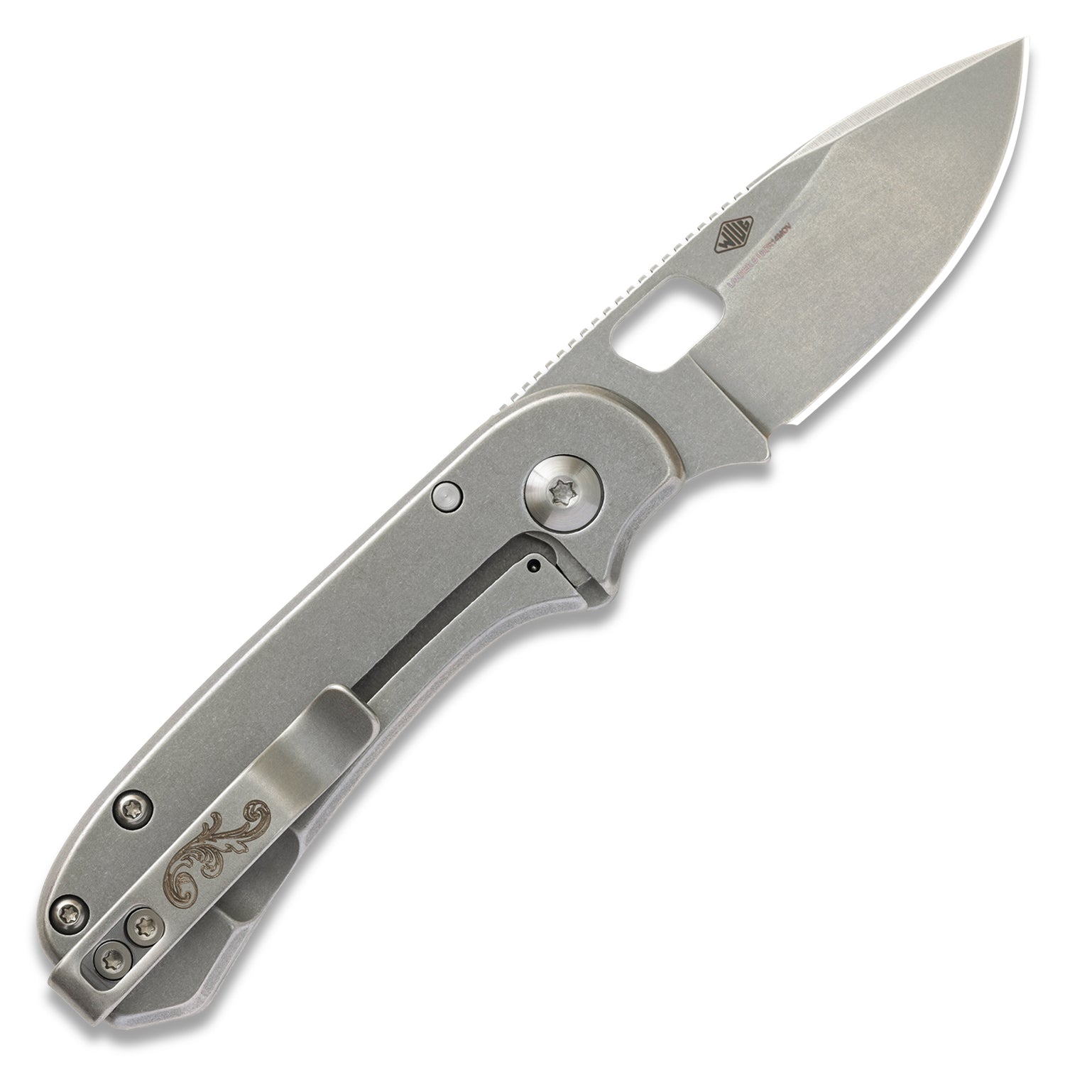 Lander 5 Knife - Gray - Filigree