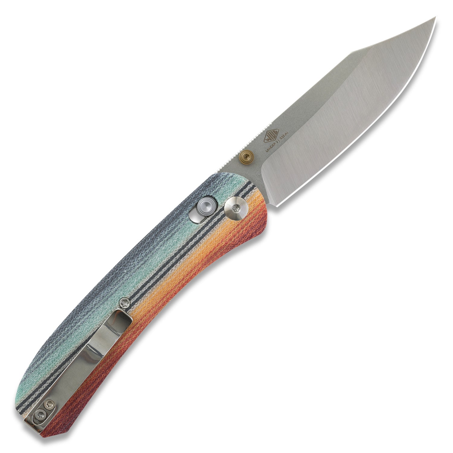 Lander 2 Knife - Mexican Blanket G-Carta