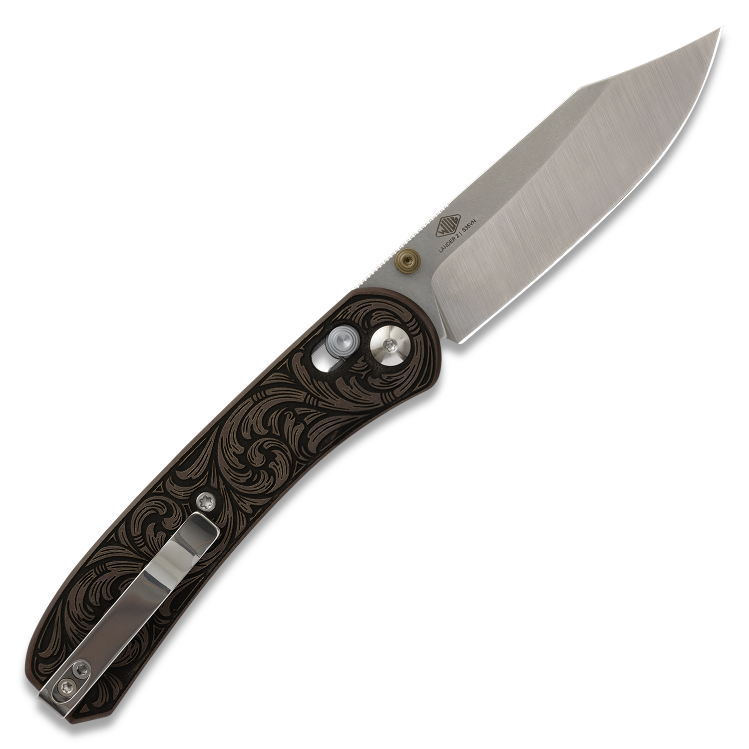 Lander 2 Knife - Filigree - Clip Point - S35VN