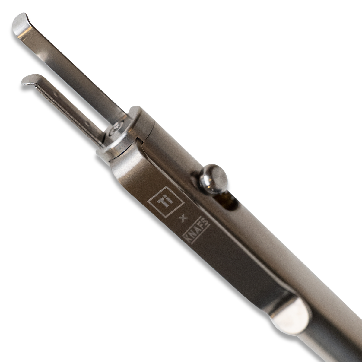 Lil Sancho Bolt Action Pen - Titanium Raw - Big Idea Design x Knafs