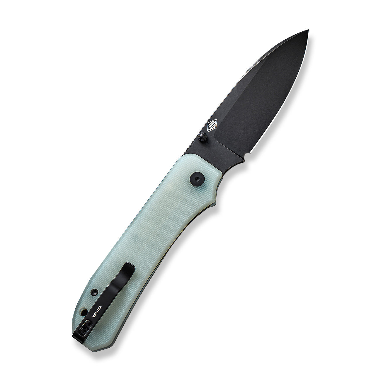 Big Banter Pocket Knife - Natural G10 - 20CV - Back Open