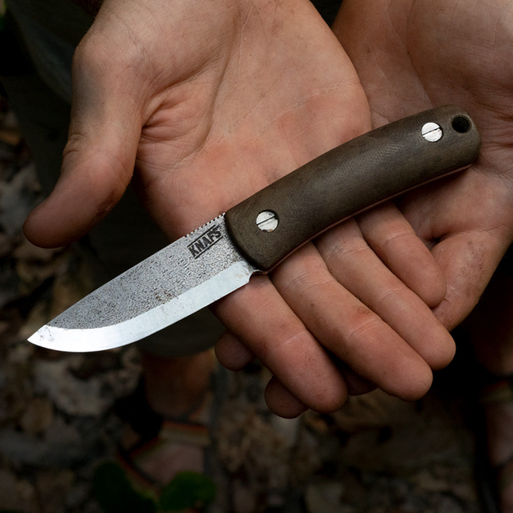 Lulu - Fixed Blade Knife - Raw MagnaCut