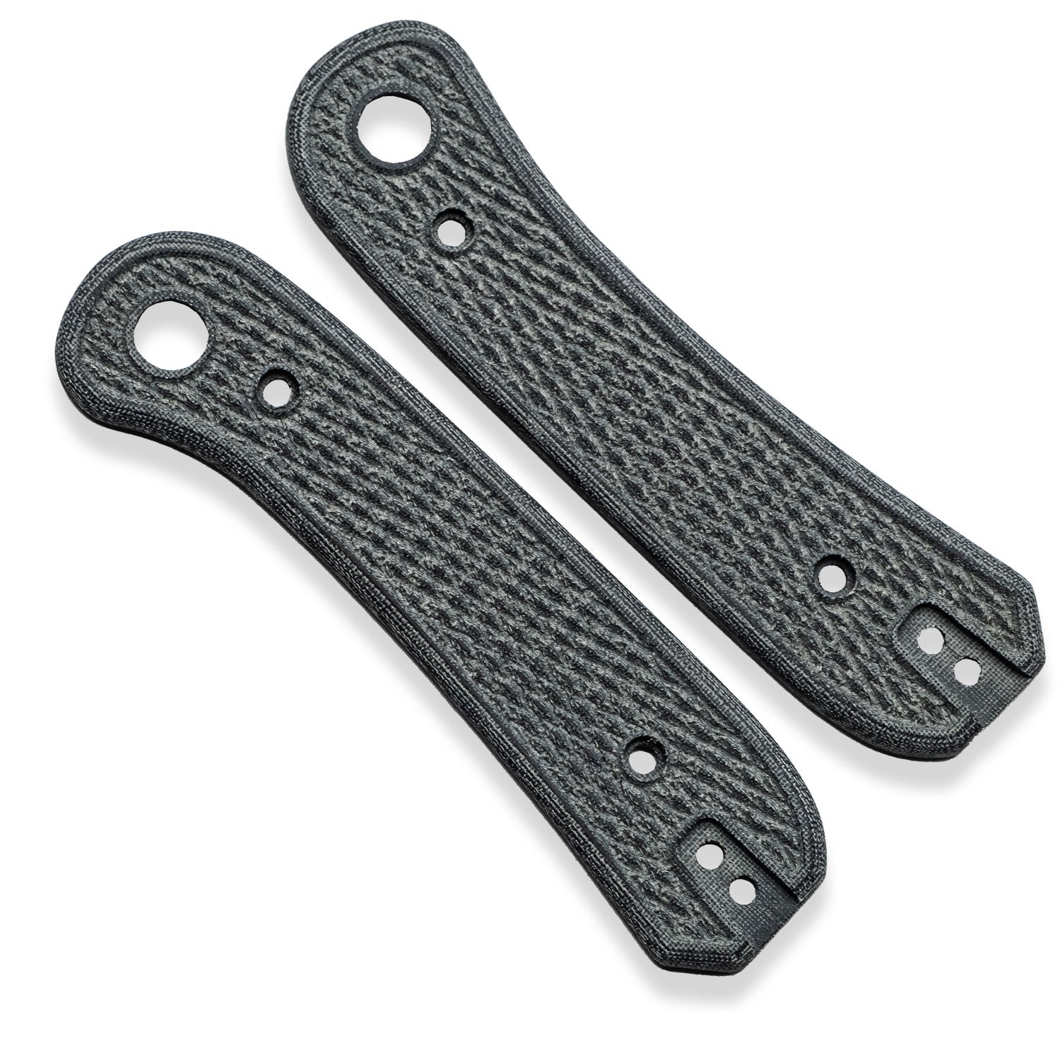 Knafs x Barnescraft Lander 1 Scales - Checkered Black Canvas Micarta