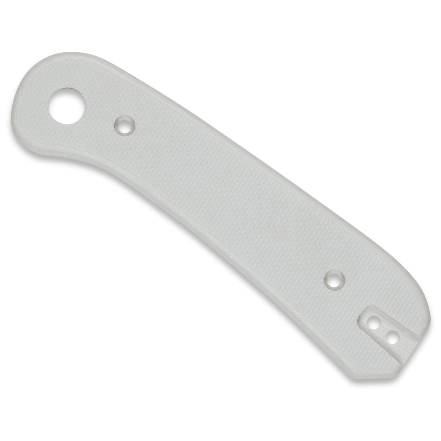 Lander 1 Knife Scales - Flat G10 - White