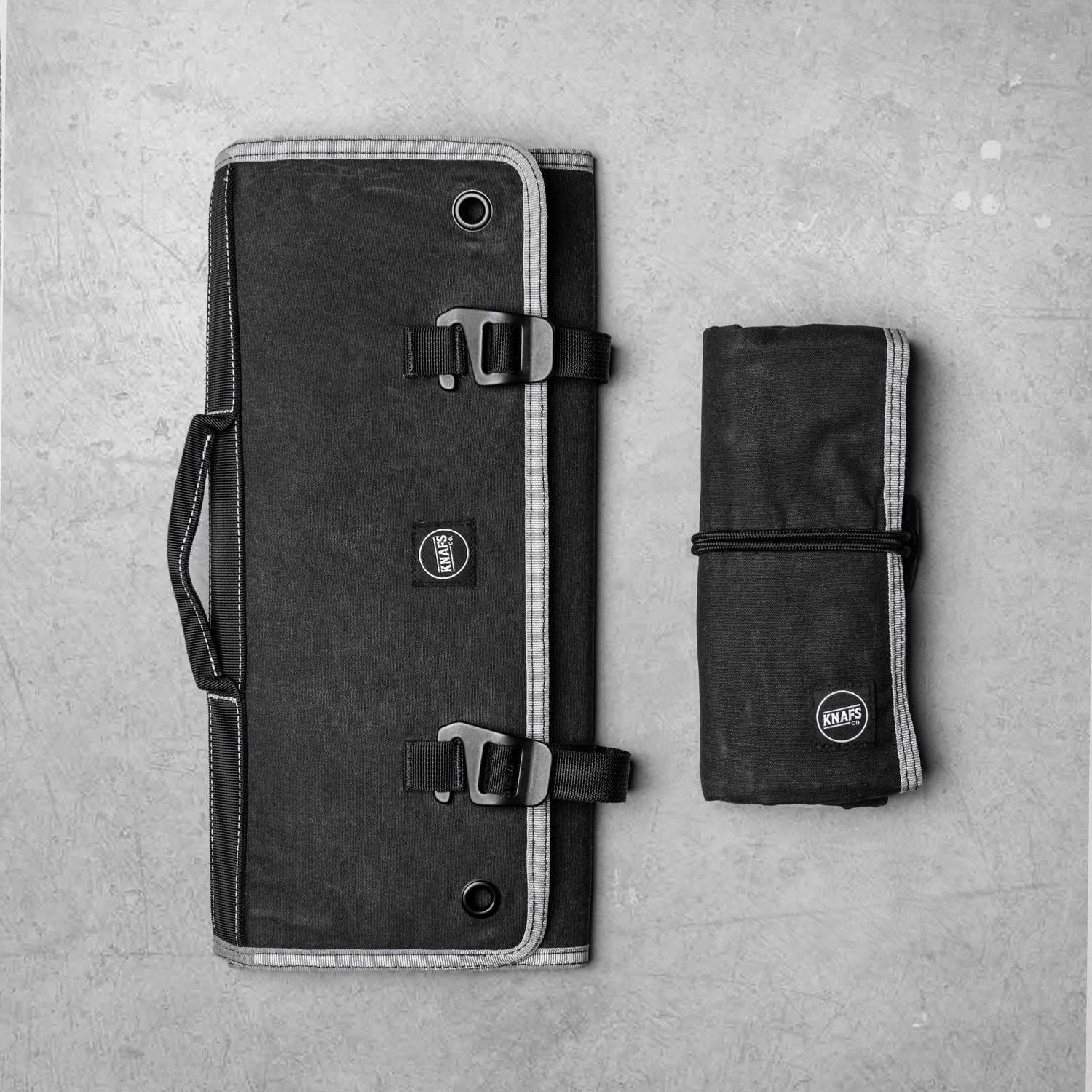 Knife Roll & Knives Storage Case, The Burrito Grande - Front close with Front Close Tool Burrito