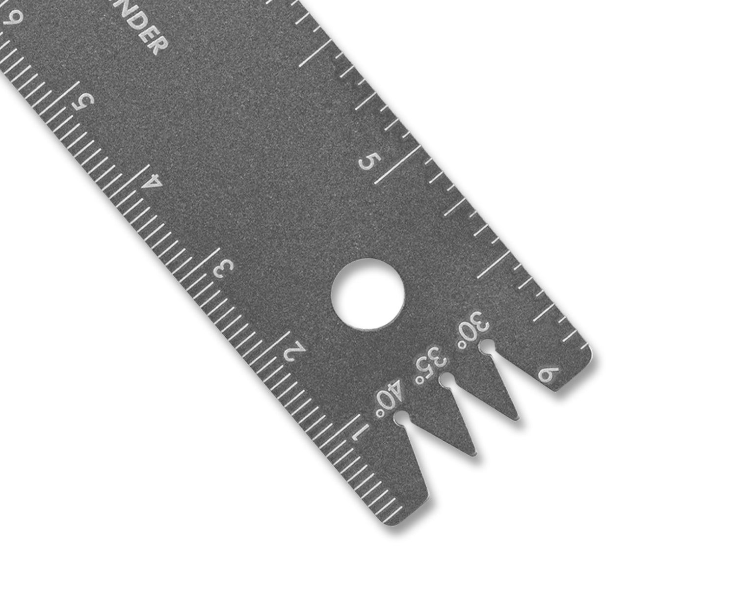 Titanium Ruler + Knife Angle Finder