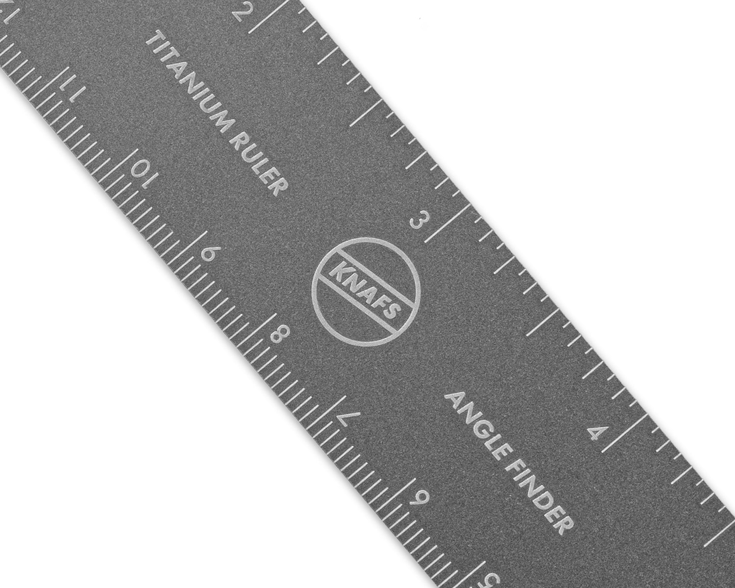 Titanium Ruler + Knife Angle Finder